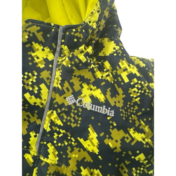 Columbia Boys Omni-Heat Hooded Snow Jacket Coat Zip Toddler 12-18 Months #5441 - Picture 3 of 13